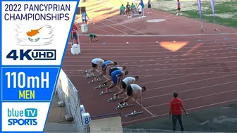 Men's 110m Hurdles Final • Pancyprian Championships ⁴ᴷ