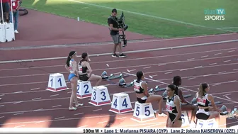 Women's 100m • 1st Cyprus International Meeting ⁴ᴷ #4