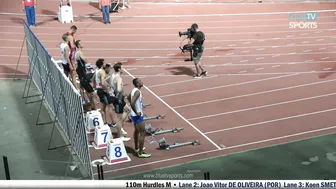 Men's 110m Hurdles • 1st Cyprus International Athletics Meeting ⁴ᴷ #4