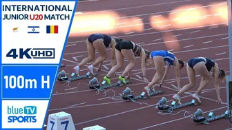 Girl's 100m Hurdles • International Junior U20 Match ⁴ᴷ