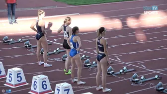 Girl's 100m Hurdles • International Junior U20 Match ⁴ᴷ #8