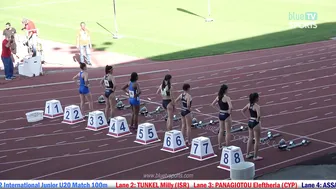 Girl's 100m • International Junior U20 Match ⁴ᴷ #3