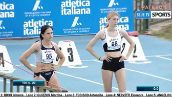 100m Final • U20 Italian Championships #4