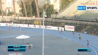 4X100m Relay Serie 4 • U20 Italian Championships #4