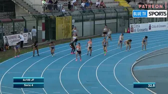 4X100m Relay Serie 4 • U20 Italian Championships #6