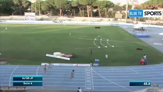 4X100m Relay Serie 4 • U20 Italian Championships #7