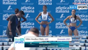 100m Hurdles • U20 Italian Championships #3