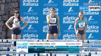 100m Hurdles • U20 Italian Championships #4