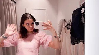 [4K] Transparent Clothes Haul with Emilia | Dressing Room Try-on Haul #10