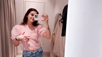 [4K] Transparent Clothes Haul with Emilia | Dressing Room Try-on Haul #7