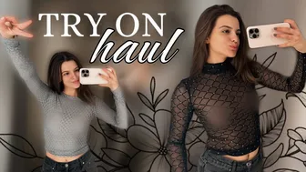 [4K] Transparent Clothes 2024 | Try on Haul with Emilia