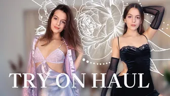 [4K] Transparent Clothes | Try on Haul with Emilia №2