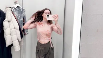 [4K] Transparent Try On Haul with Emilia | Sheer Clothes #7