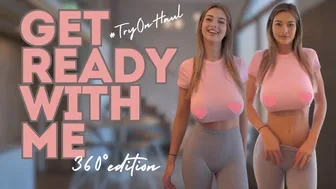 [4K] 360° Transparent Try-On Haul | Get Ready With Ari (2024)