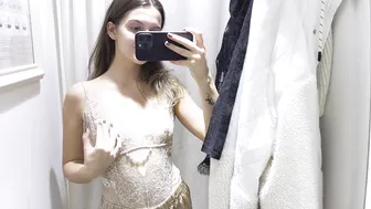 See-through lingerie Try-on Haul | Transparent Haul with Emilia #6