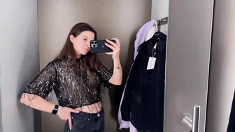 [4K] Transparent Clothes Haul with Emilia | Dressing Room Try-on Haul №3 #4