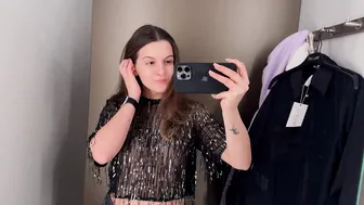 [4K] Transparent Clothes Haul with Emilia | Dressing Room Try-on Haul №3 #5