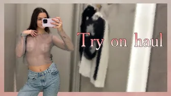 Transparent Clothes Try on Haul with Emily | See through try on