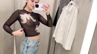 Transparent Clothes Try on Haul with Emily | See through try on #3