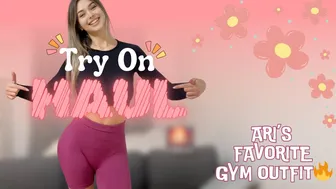 [4K] Get Ready With Ari | MY FAVORITE GYM OUTFIT ???? (2024)