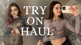 [4K] Transparent Clothes Try on Haul with Emilia №2