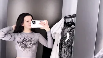 [4K] Transparent Clothes Try on Haul with Emilia №2 #3