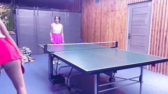 Carrie vs. Elly - Table Tennis - Part 2 #4