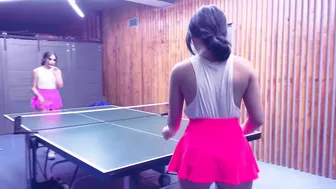 Carrie vs. Elly - Table Tennis - Part 2 #8