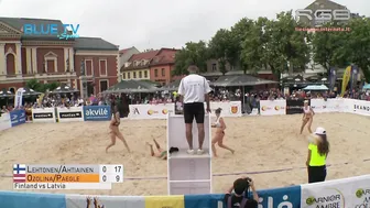 Women's Beach Volley FIN vs LAT 여자 비치발리 #5