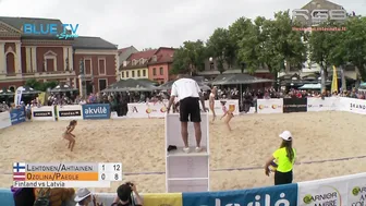 Women's Beach Volley FIN vs LAT 여자 비치발리 #9