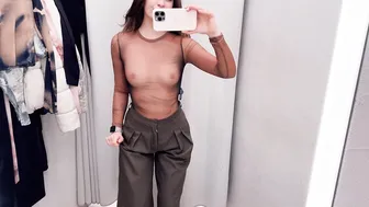 [4K] Transparent Clothes 2024 | Try on Haul with Emilia №2 #10