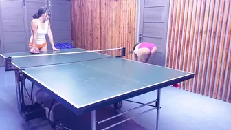 Carrie vs. Elly - Table Tennis - Part 3 #10