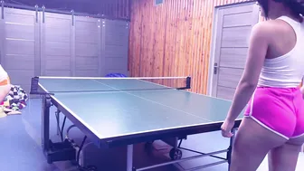 Carrie vs. Elly - Table Tennis - Part 3 #3