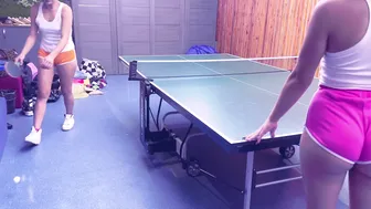 Carrie vs. Elly - Table Tennis - Part 3 #8