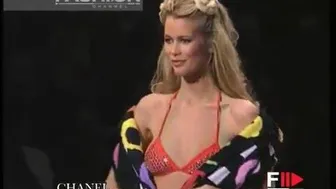 Kate Moss, Carla Bruni, Eva Herzigova in Vintage Swimwear 1995 by Fashion Channel