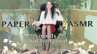 Paper Ripping with High Heels ASMR: sounds that feel good