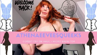 Corset Try On Haul + Micro Bikini Top