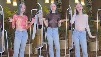 IN ENGLISH | TRY ON transparent shirts with me!