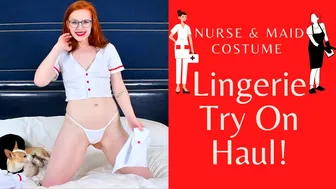 Nurse & Maid Costume Lingerie Try On Haul #1