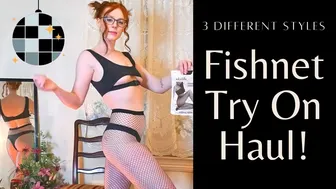 ASMR Fishnet Try On Haul!