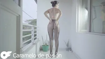 Try on haul super sexy / Translucent pantyhose /no panties №2 #9