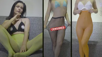 The best try on haul / sexy lencería transparente / no panties / See-through Clothes and Lingerie