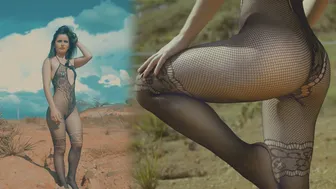 no panties / try on haul / pantyhose transparente / transparent lingerie /artistic nude №2