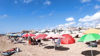 Badalona Beach - Barcelona Spain - Beach Walk - August - Spain Beach - World Cities 4K #2