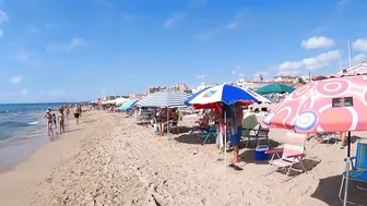 Badalona Beach - Barcelona Spain - Beach Walk - August - Spain Beach - World Cities 4K #6