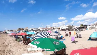 Badalona Beach - Barcelona Spain - Beach Walk - August - Spain Beach - World Cities 4K #8