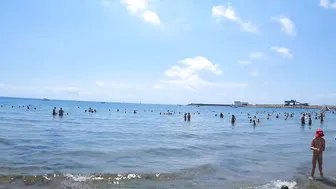 Badalona Beach - Barcelona Spain - Beach Walk - August - Spain Beach - World Cities 4K №2 #3