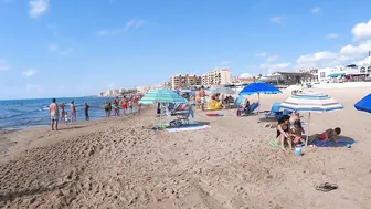 Badalona Beach - Barcelona Spain - Beach Walk - August - Spain Beach - World Cities 4K №2 #4