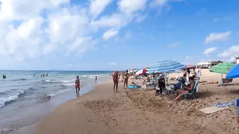 Badalona Beach - Barcelona Spain - Beach Walk - August - Spain Beach - World Cities 4K №2 #7