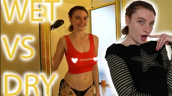 WET VS DRY CROPTOPS! (OF MERCH)